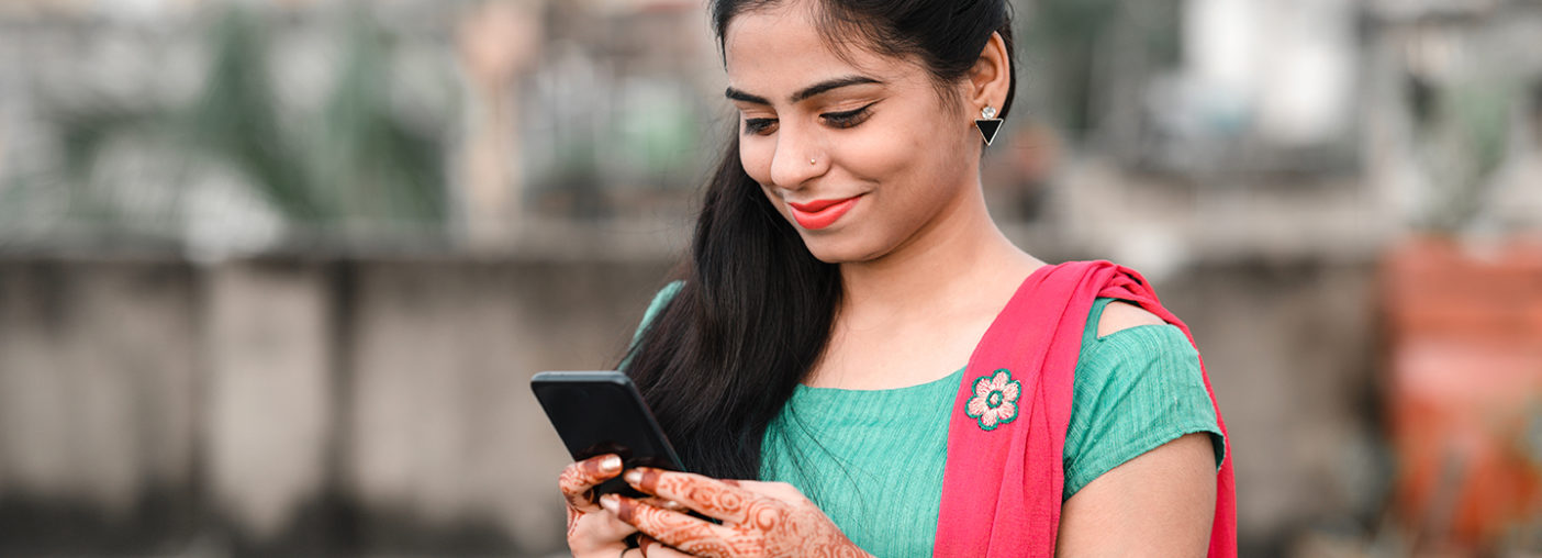 Woman on phone